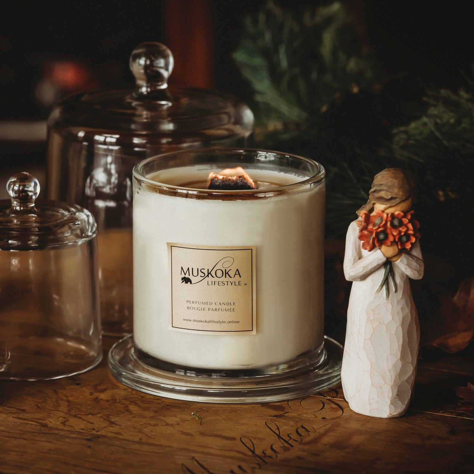 LEGENDS OF THE FALL CLOCHE CANDLES