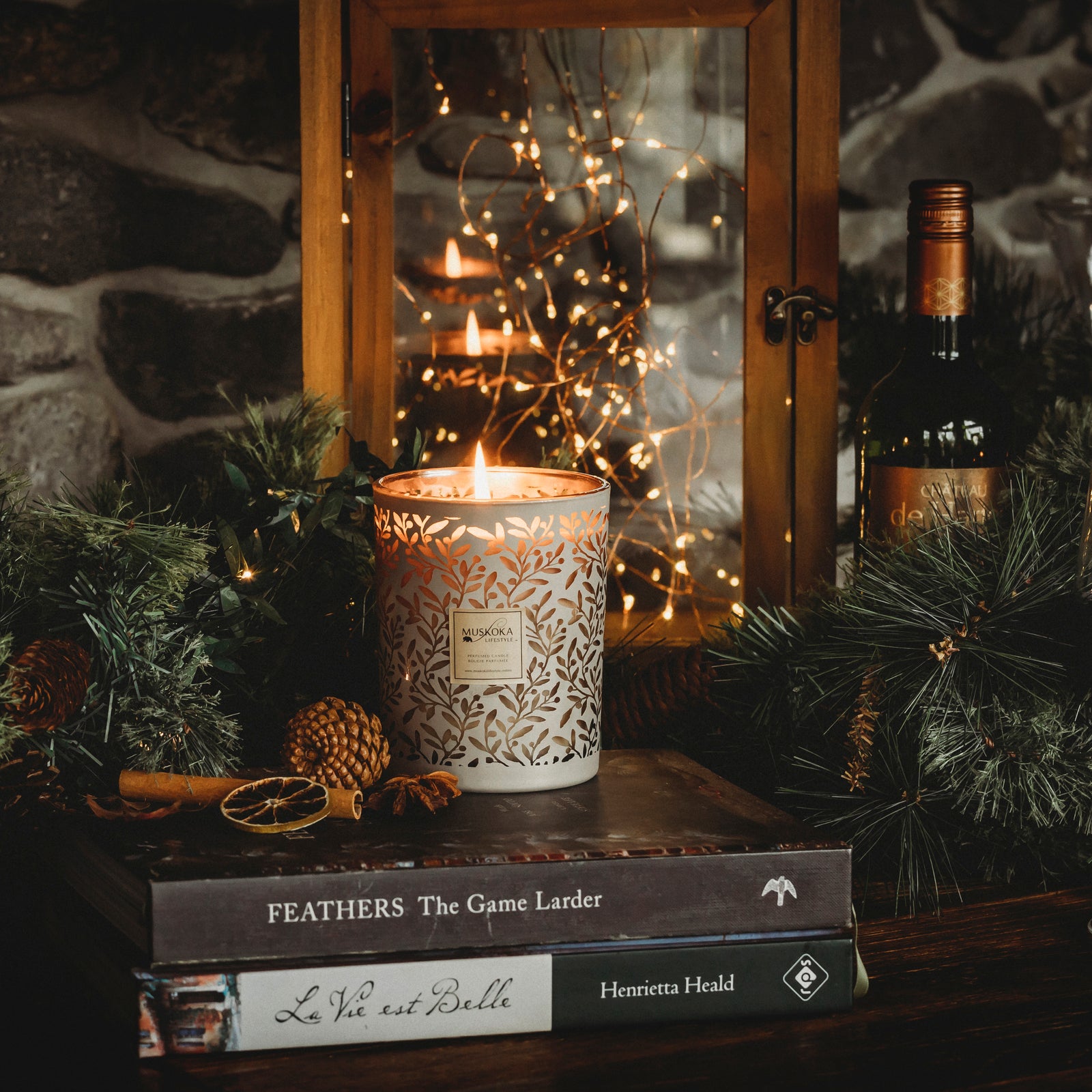 MUSKOKAN BRANDIED PEAR CANDLE