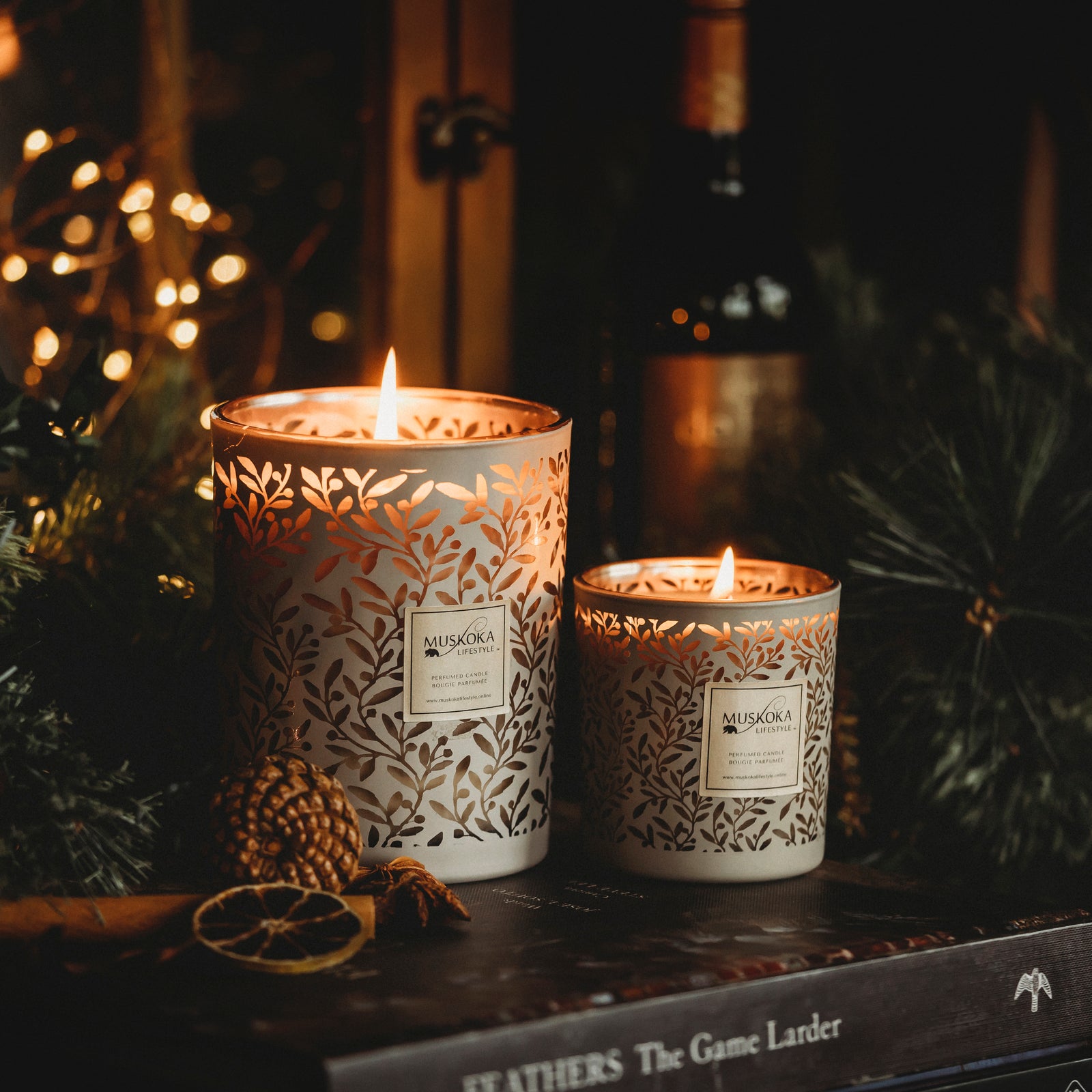 MUSKOKAN BRANDIED PEAR CANDLE