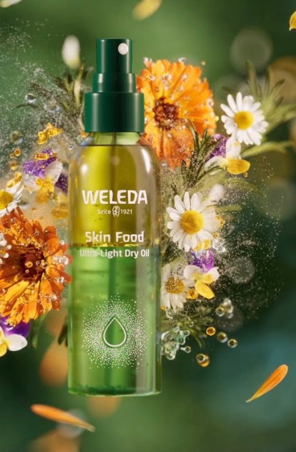 SKIN FOOD - ULTRA LIGHT BODY OIL 100ml (WELEDA)