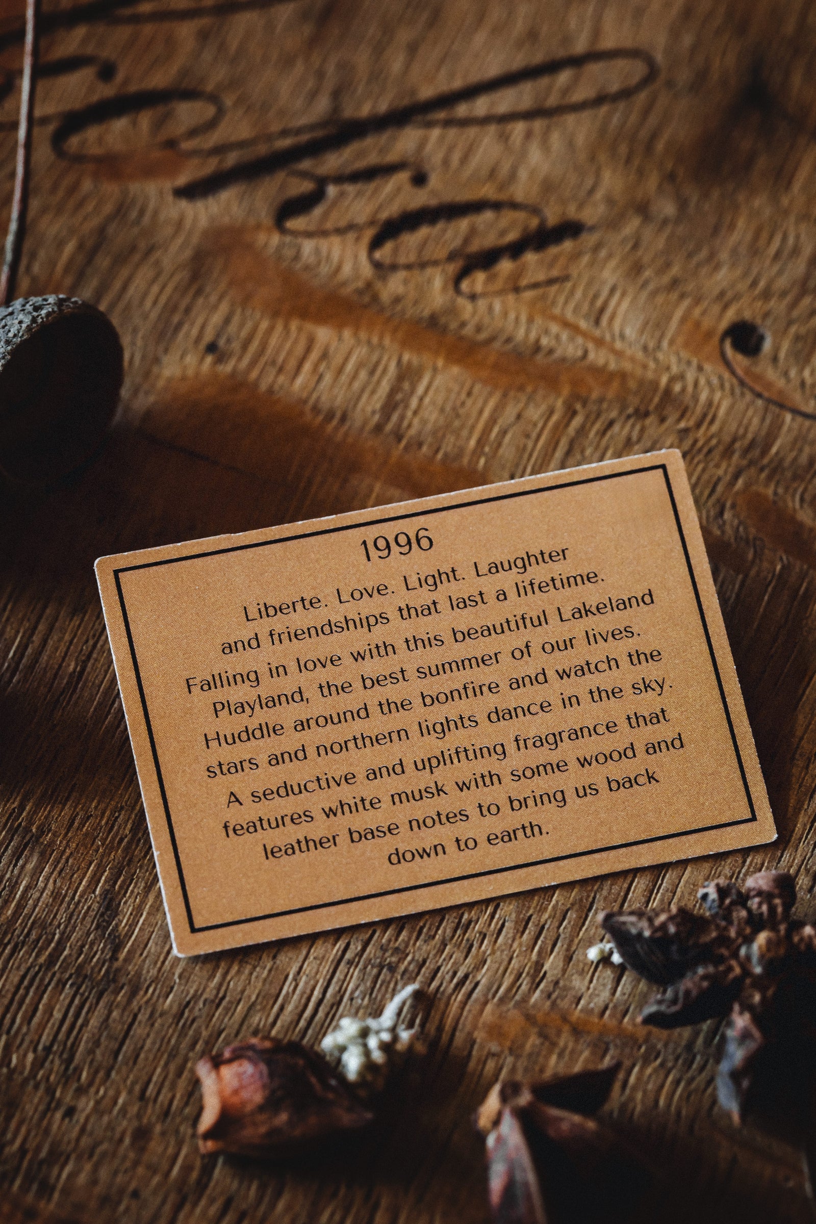 “1996” - NORTH AMERICAN STORYBOARD CANDLE