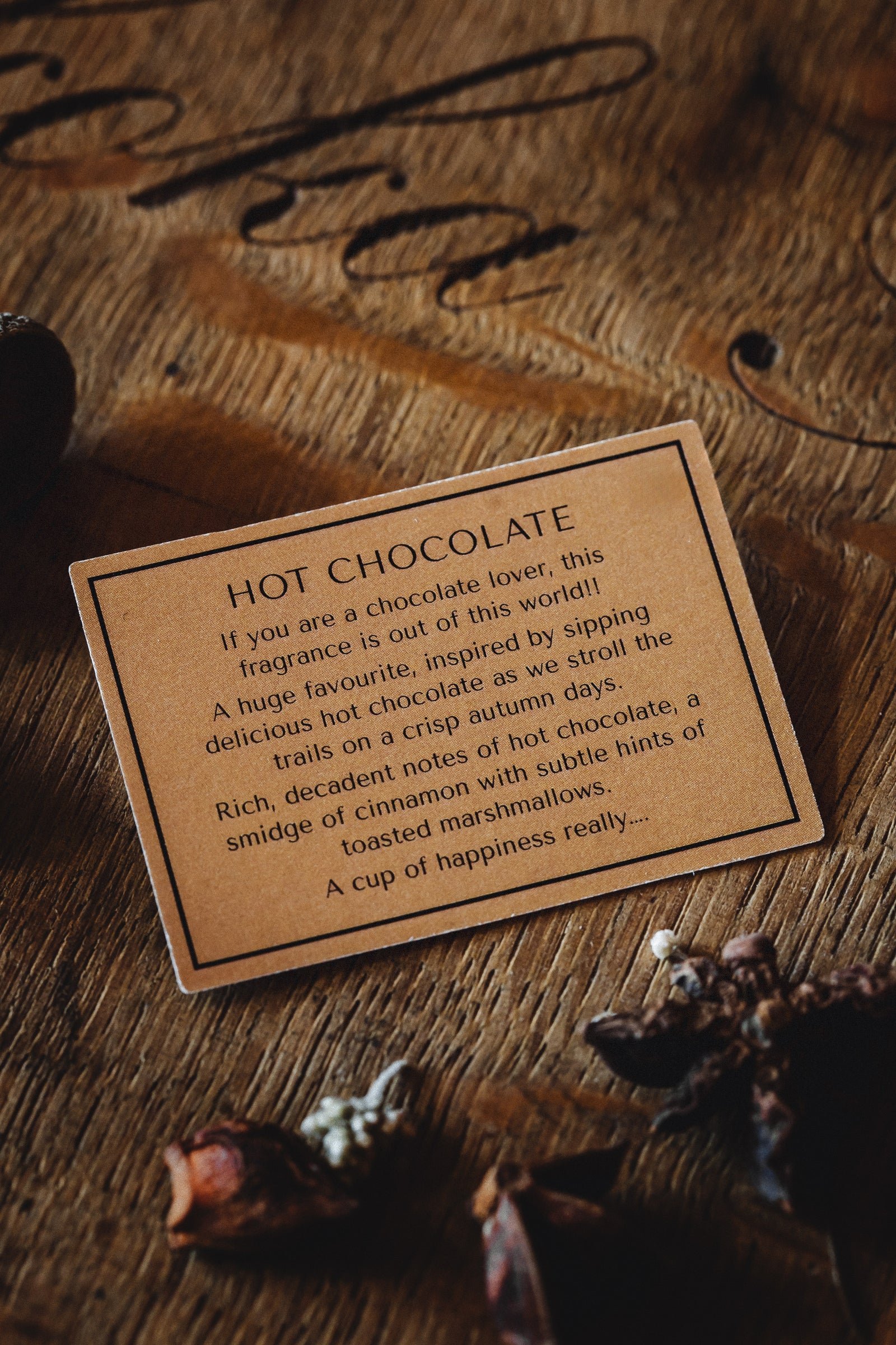 “Hot Chocolate” - NORTH AMERICAN STORYBOARD CANDLE