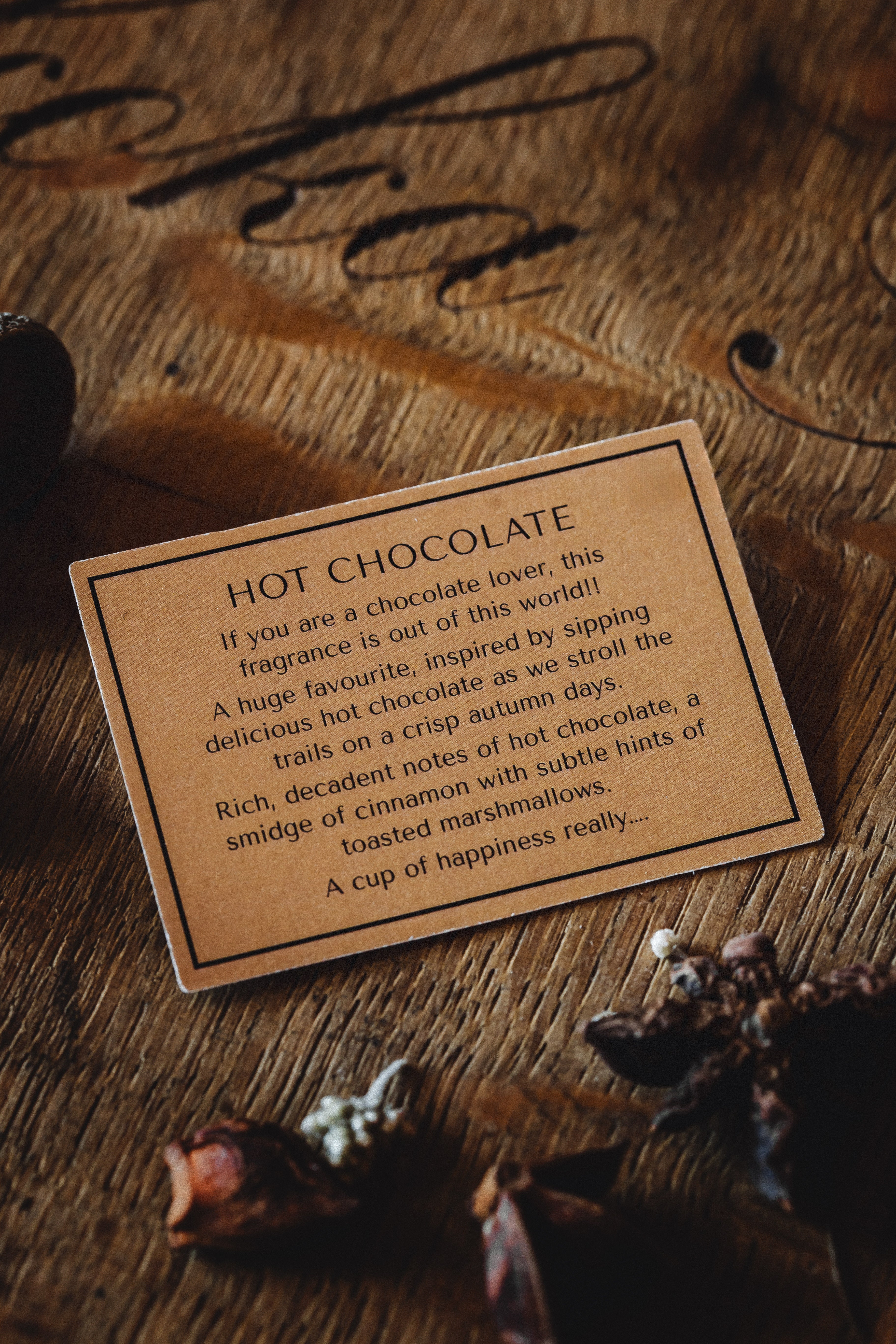 “Hot Chocolate” - NORTH AMERICAN STORYBOARD CANDLE