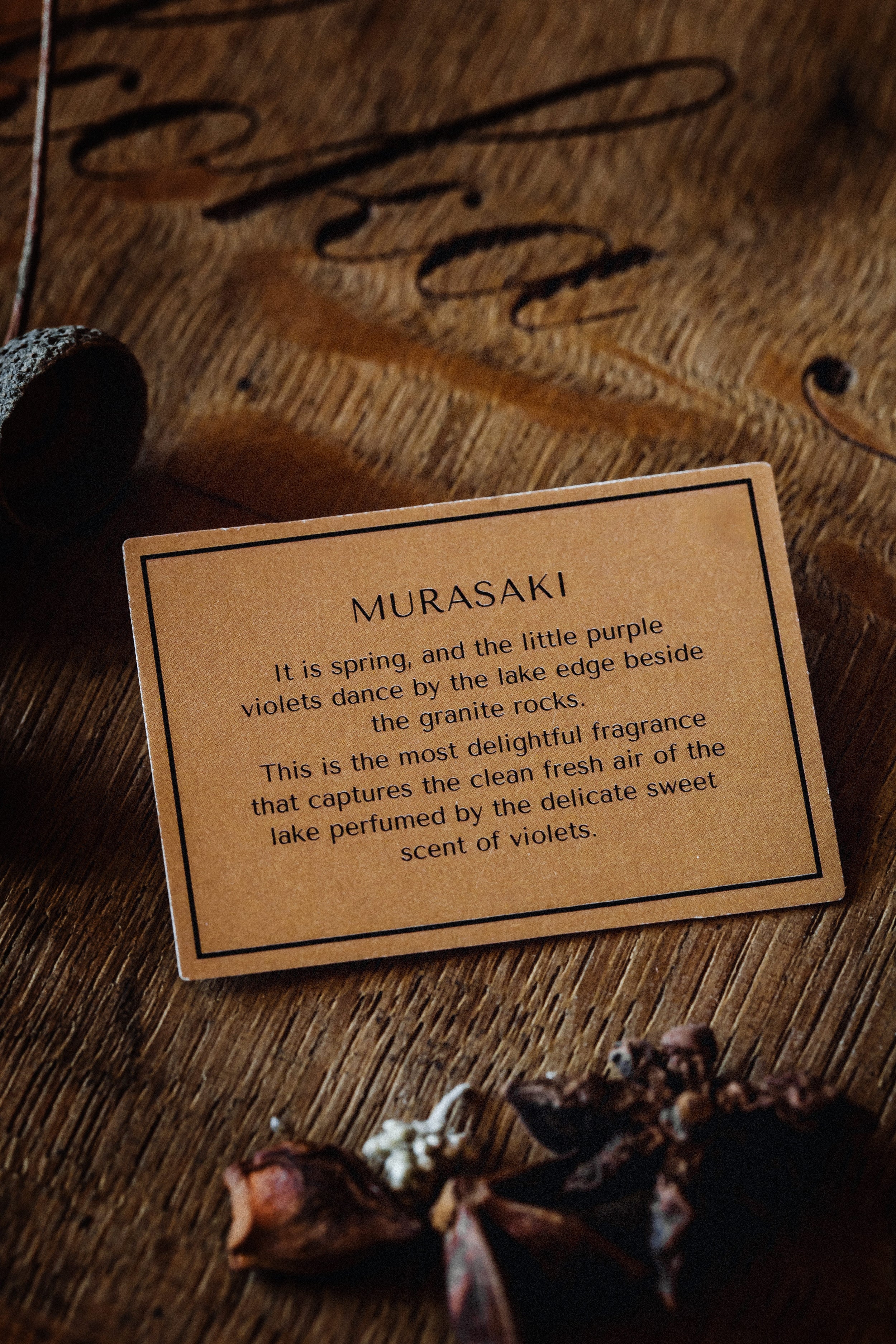 “Murasaki” - NORTH AMERICAN STORYBOARD CANDLE