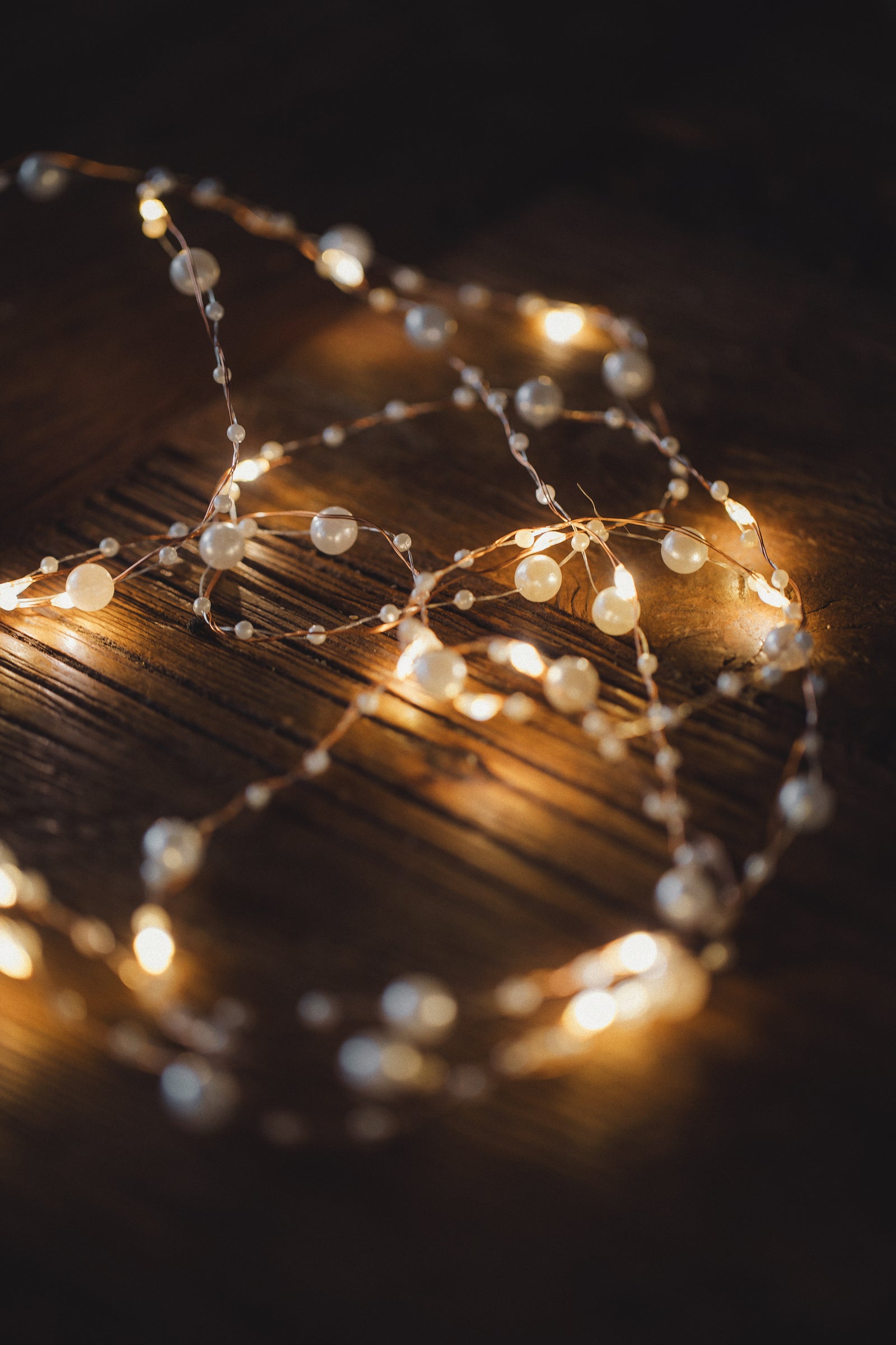 PEARL & COPPER SEED LIGHTS