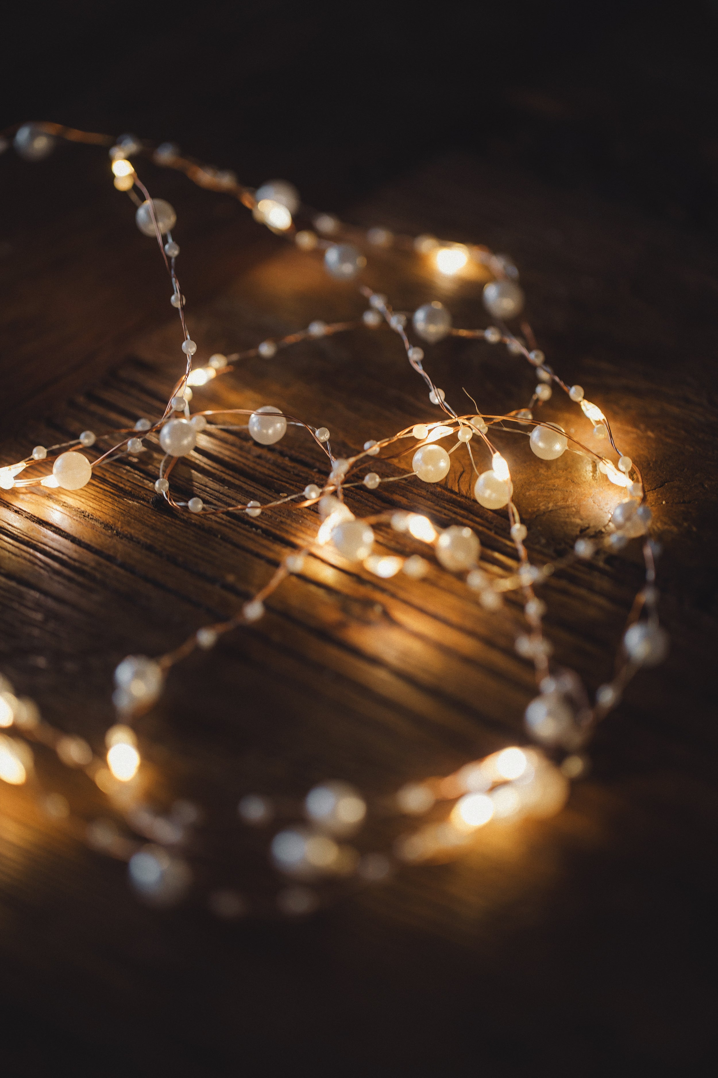 PEARL & COPPER SEED LIGHTS