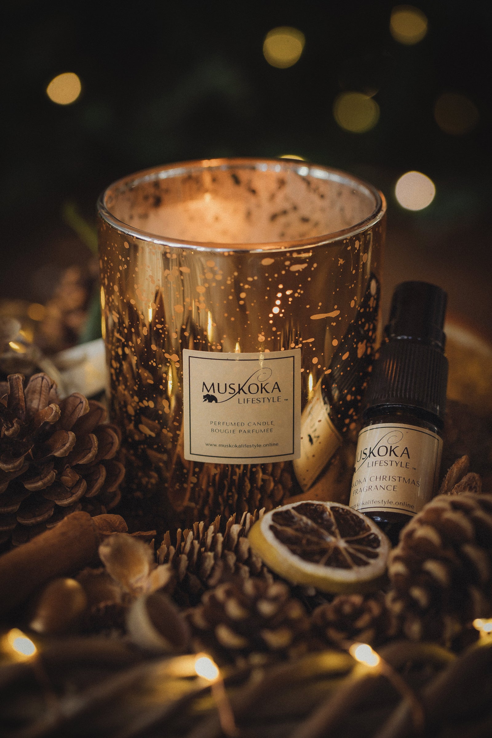 MUSKOKA FESTIVE GOLD WREATH KIT